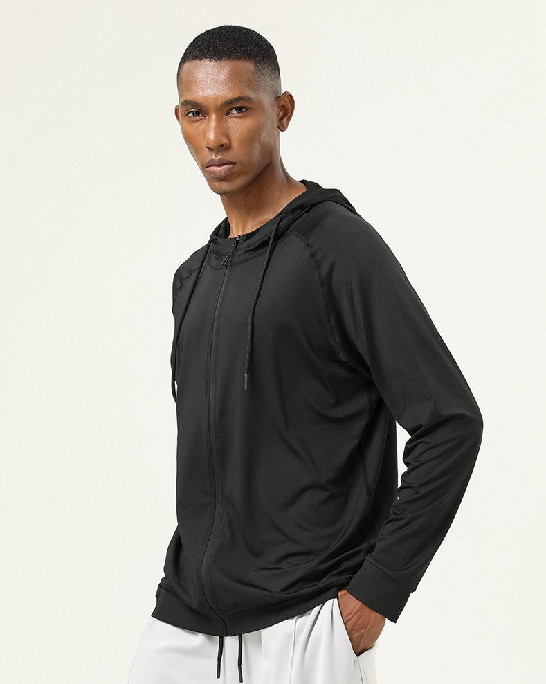Mens Athletic Fitness 88%polyester 12%spandex  Jacket SY-AL16853 print logo 15