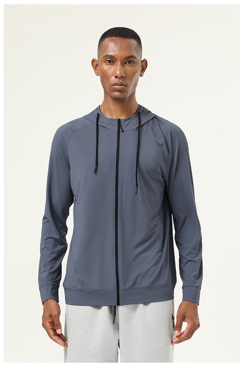 Mens Athletic Fitness 88%polyester 12%spandex  Jacket SY-AL16853 print logo 21