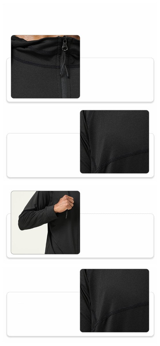 Mens Athletic Fitness 88%polyester 12%spandex  Jacket SY-AL16853 print logo 25