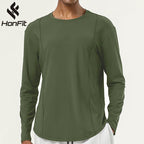 Mens Casual Sports 82%polyester 18%spandex Long Sleeve Shirt SY-AL16857 print logo 14