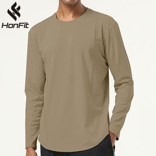 Mens Casual Sports 82%polyester 18%spandex Long Sleeve Shirt SY-AL16857 print logo 15