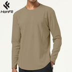 Mens Casual Sports 82%polyester 18%spandex Long Sleeve Shirt SY-AL16857 print logo 15