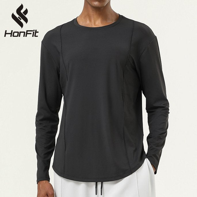 Mens Casual Sports 82%polyester 18%spandex Long Sleeve Shirt SY-AL16857 print logo 16
