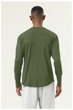 Mens Casual Sports 82%polyester 18%spandex Long Sleeve Shirt SY-AL16857 print logo 26