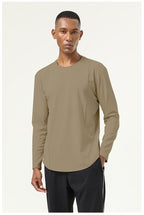 Mens Casual Sports 82%polyester 18%spandex Long Sleeve Shirt SY-AL16857 print logo 27