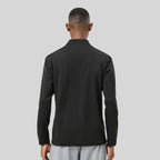 Mens Gym Activewear 86%polyester 14%spandex  Quarter Zip Shirt SY-AL16859 print logo 2