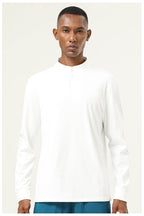 Mens Gym Activewear 86%polyester 14%spandex  Quarter Zip Shirt SY-AL16859 print logo 21