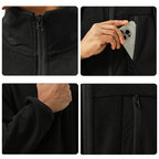 Mens Activewear Fitness 100%polyester Jacket SY-AL16861 print logo 12
