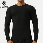 Mens Running Fitness 75%nylon 25%spandex  Long Sleeve Shirt SY-AL16863 print logo 10
