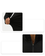 Mens Training Fitness 75%nylon 25%spandex Quarter Zip Shirt SY-AL16865 print logo 14