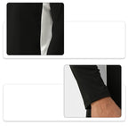 Mens Training Fitness 75%nylon 25%spandex Quarter Zip Shirt SY-AL16865 print logo 15