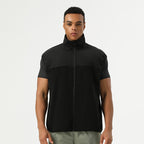 Mens Casual 100%polyester Sleeveless Jacket SY-AL16869 print logo 4