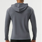 Mens Running Workout 75%nylon 25%spandex Long Sleeve Shirt SY-AL16871 print logo 12