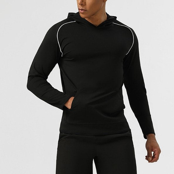 Mens Running Workout 75%nylon 25%spandex Long Sleeve Shirt SY-AL16871 print logo 13