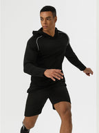 Mens Running Workout 75%nylon 25%spandex Long Sleeve Shirt SY-AL16871 print logo 15