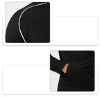 Mens Running Workout 75%nylon 25%spandex Long Sleeve Shirt SY-AL16871 print logo 17