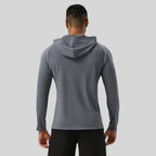 Mens Running Workout 75%nylon 25%spandex Long Sleeve Shirt SY-AL16871 print logo 2