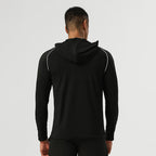 Mens Running Workout 75%nylon 25%spandex Long Sleeve Shirt SY-AL16871 print logo 6
