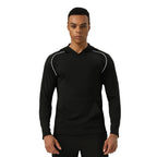 Mens Running Workout 75%nylon 25%spandex Long Sleeve Shirt SY-AL16871 print logo 7