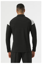 Mens Activewear Sports 75%nylon 25%spandex Quarter Zip Shirt SY-AL16873 print logo 16