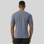 Mens Workout Fitness 88%polyester 12%spandex Tshirt SY-AL16875 print logo 2