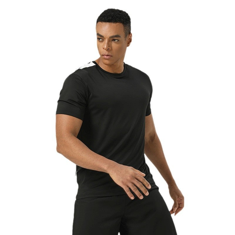 Mens Workout Fitness 88%polyester 12%spandex Tshirt SY-AL16875 print logo 8
