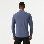 Mens Sportswear Running 94%polyester 6%spandex Quarter Zip Shirt SY-AL16879 print logo 8