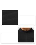 Mens Gym Fitness 94%polyester 6%spandex Quarter Zip Shirt SY-AL16881 print logo 17