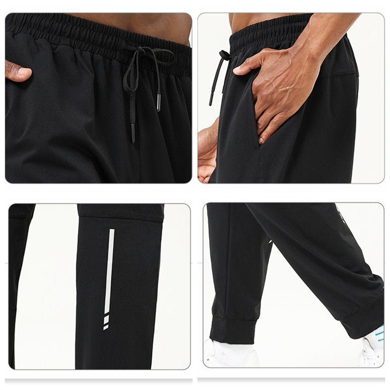 Mens Activewear Jogging 100%polyester Pants SY-B45 print logo 15