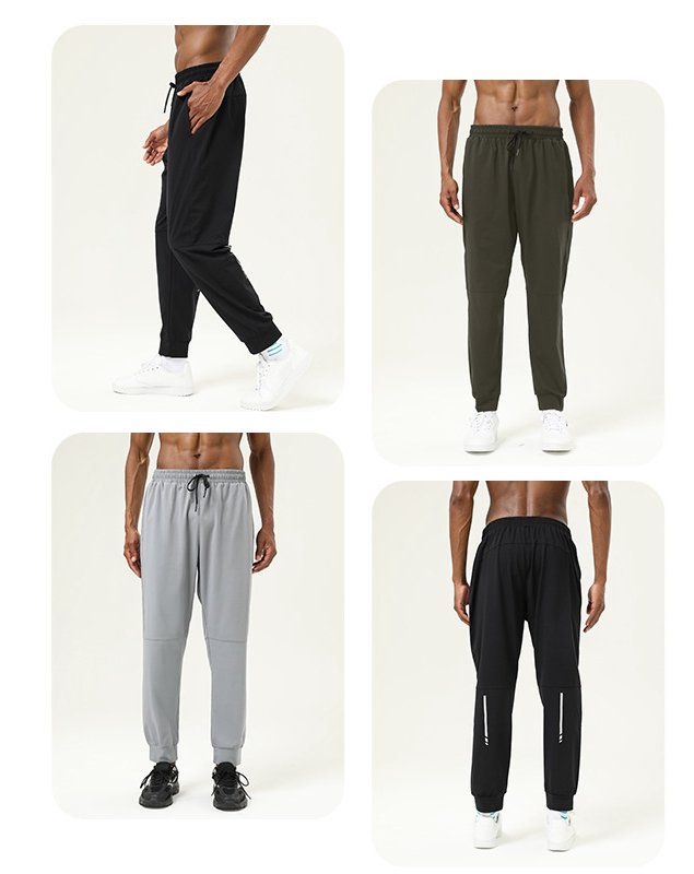 Mens Activewear Jogging 100%polyester Pants SY-B45 print logo 8