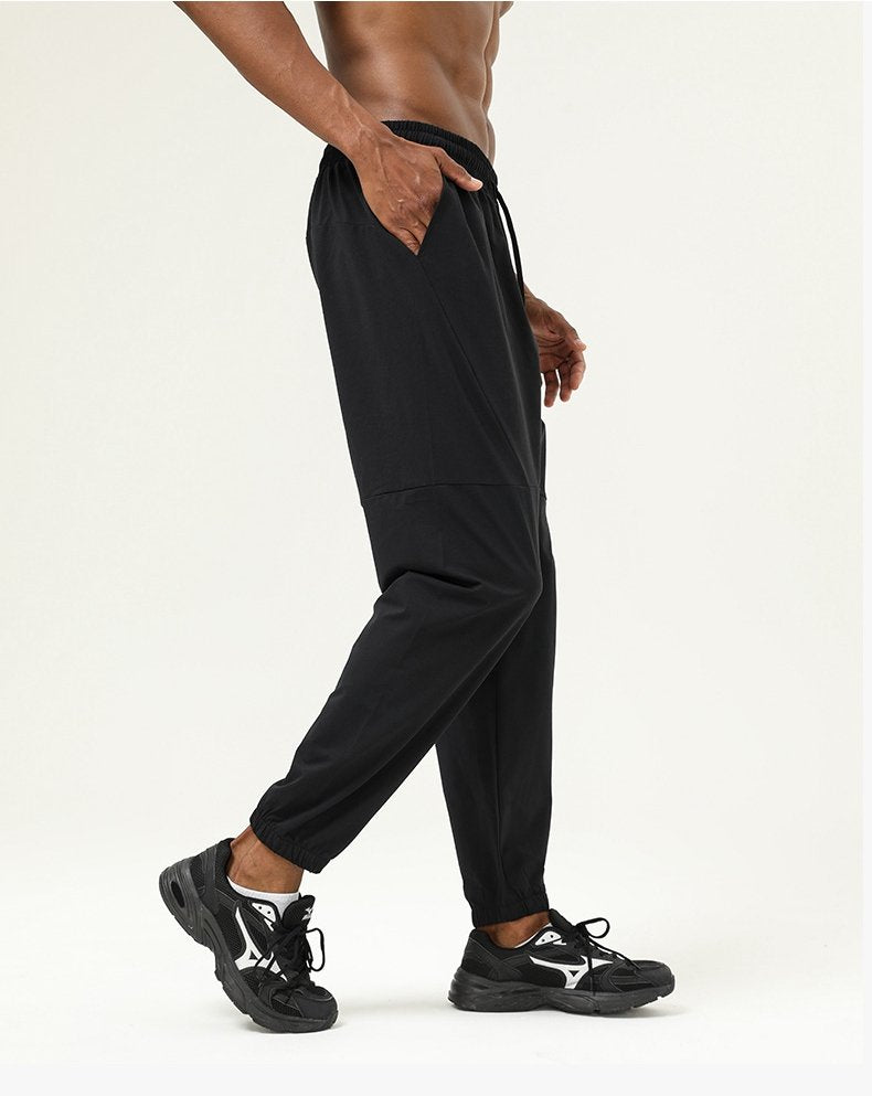 Mens Gym Sportswear 100%polyester Pants SY-B49 print logo 21