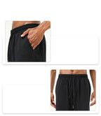 Mens Gym Sportswear 100%polyester Pants SY-B49 print logo 22