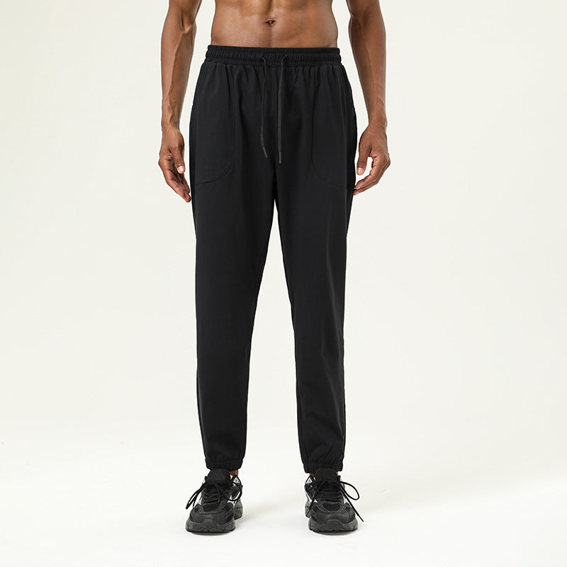 Mens Sports Workout 100%polyester Pants SY-B53 print logo 3