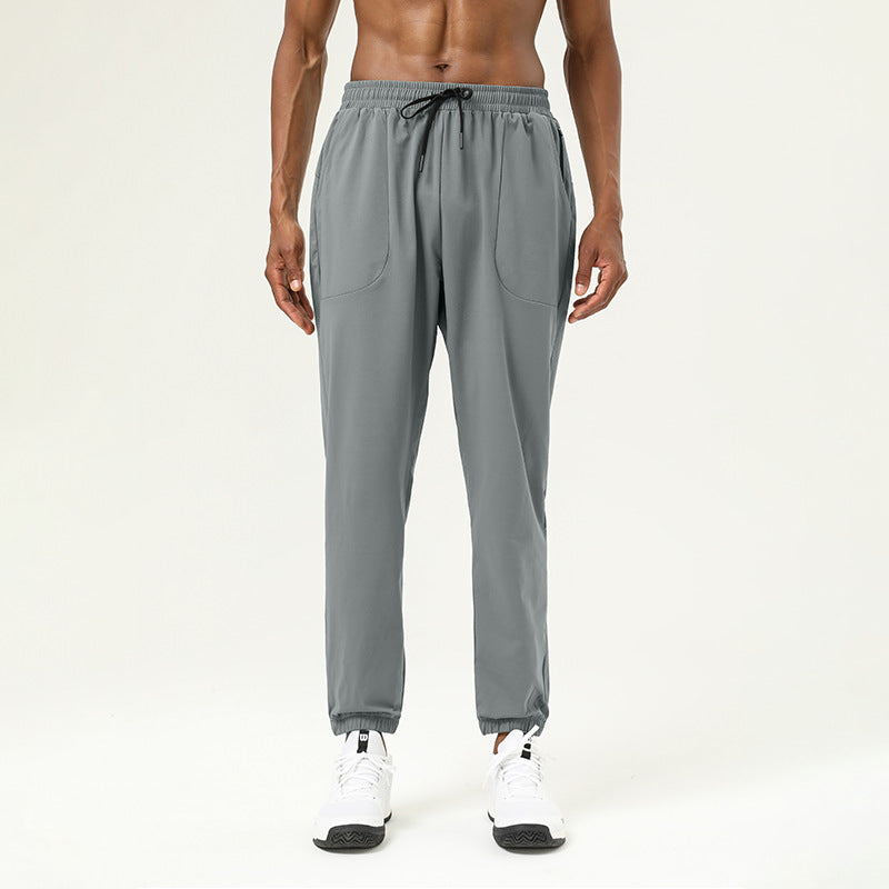 Mens Sports Workout 100%polyester Pants SY-B53 print logo 5