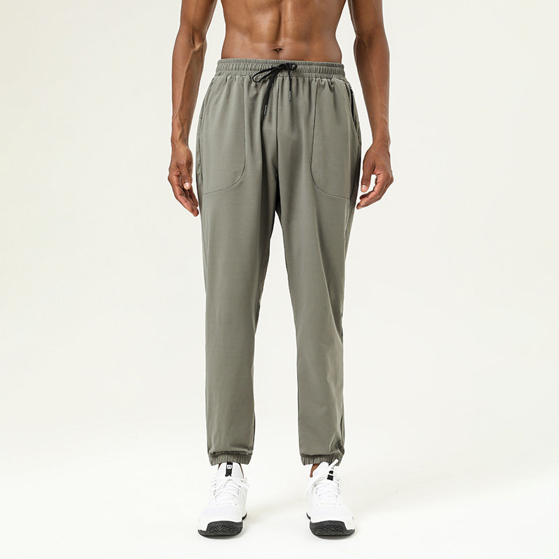 Mens Sports Workout 100%polyester Pants SY-B53 print logo 6