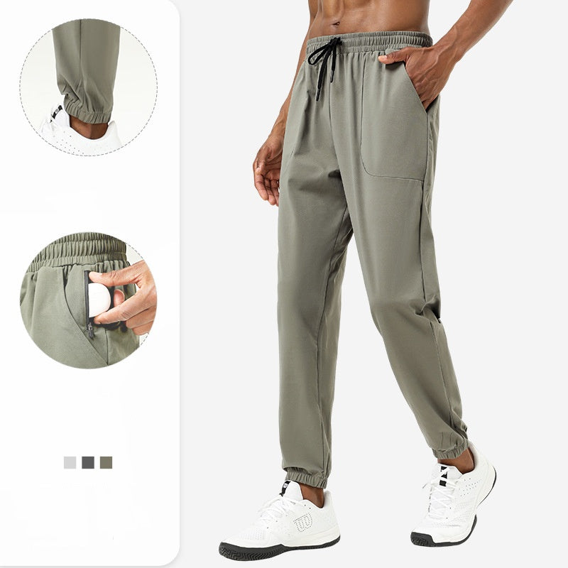 Mens Sports Workout 100%polyester Pants SY-B53 print logo 7