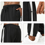 Mens Fitness Jogging 93%polyester 7%spandex Pants SY-B55 print logo 10