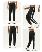 Mens Fitness Jogging 93%polyester 7%spandex Pants SY-B55 print logo 6