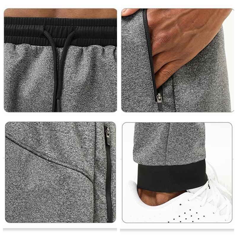 Mens Training Joggers 93%polyester 7%spandex Pants SY-B59 print logo 11