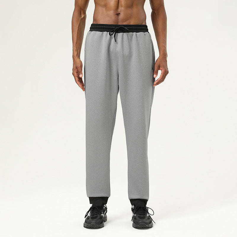Mens Training Joggers 93%polyester 7%spandex Pants SY-B59 print logo 4