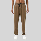 Mens Casual Jogger 93%polyester 7%spandex Pants SY-B61 print logo 1