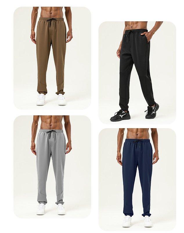 Mens Casual Jogger 93%polyester 7%spandex Pants SY-B61 print logo 9
