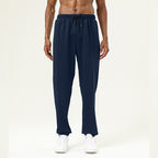 Mens Sports Training 93%polyester 7%spandex Pants SY-B63 print logo 6