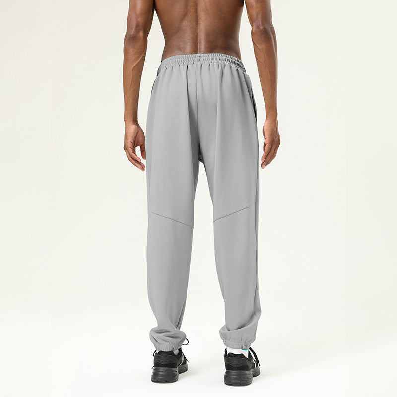 Mens Sports Training 93%polyester 7%spandex Pants SY-B63 print logo 9