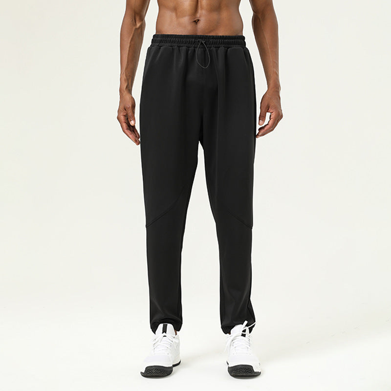 Mens Athletic Gym 93%polyester 7%spandex Pants SY-B65 print logo 12