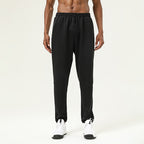 Mens Athletic Gym 93%polyester 7%spandex Pants SY-B65 print logo 12