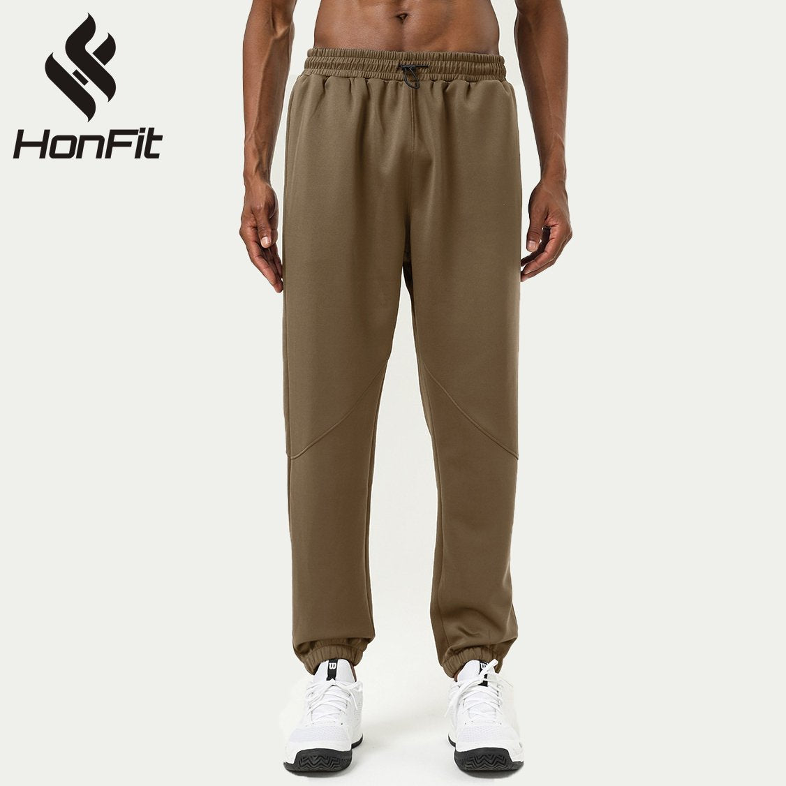 Mens Athletic Gym 93%polyester 7%spandex Pants SY-B65 print logo 15