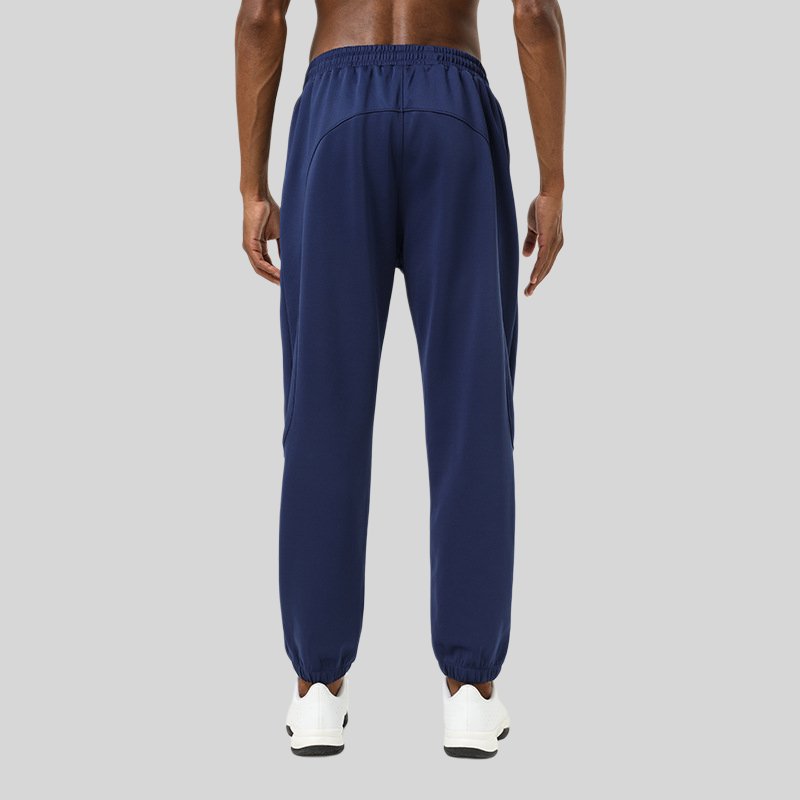 Mens Athletic Gym 93%polyester 7%spandex Pants SY-B65 print logo 2