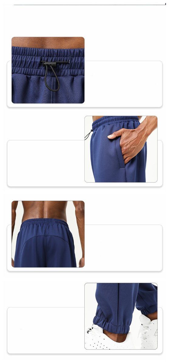 Mens Athletic Gym 93%polyester 7%spandex Pants SY-B65 print logo 29