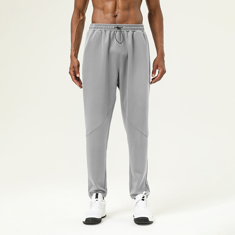 Mens Athletic Gym 93%polyester 7%spandex Pants SY-B65 print logo 5